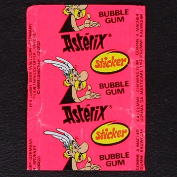 Asterix Fleer Bubble Gum - Wrapper