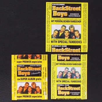Backstreet Boys Kuroczik Bubble Gum - Wrapper
