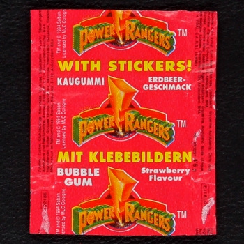 Power Ranger Vidal Bubble Gum - Wrapper