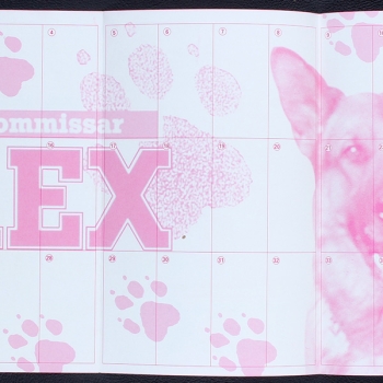 Kommissar Rex dunkin empty Folder - Bubble Gum