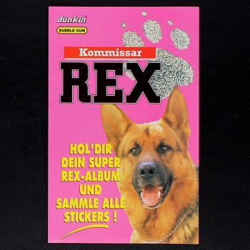 Kommissar Rex dunkin Sticker Folder - Kaugummi Bilder