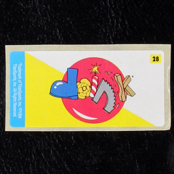WWF Wrestling 1994 No. 28 / dunkin Sticker