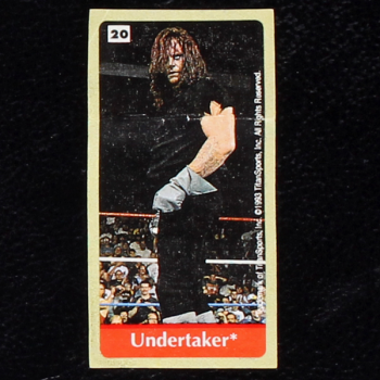 WWF Wrestling 1993 No. 20 / dunkin Sticker
