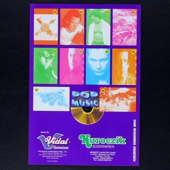 Pop Musik Vidal leeres Folder - Kaugummi Bilder