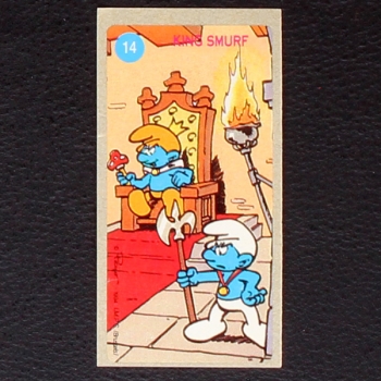 Smurfs No. 14 dunkin Bubble Gum
