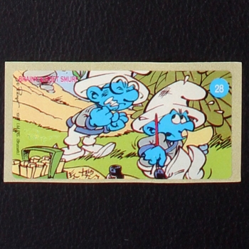 Smurfs No. 28 dunkin Bubble Gum
