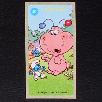 Smurfs No. 40 dunkin Bubble Gum