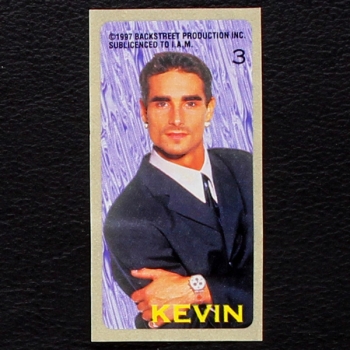 Backstreet Boys No. 3 dunkin Bubble Gum Sticker