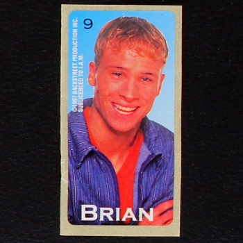 Backstreet Boys No. 9 dunkin Bubble Gum Sticker