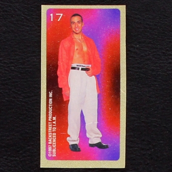 Backstreet Boys No. 17 dunkin Bubble Gum Sticker