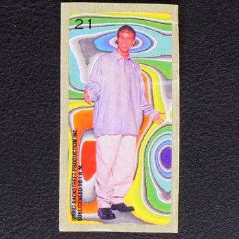 Backstreet Boys No. 21 dunkin Bubble Gum Sticker