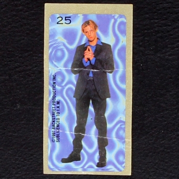 Backstreet Boys No. 25  dunkin Bubble Gum Sticker