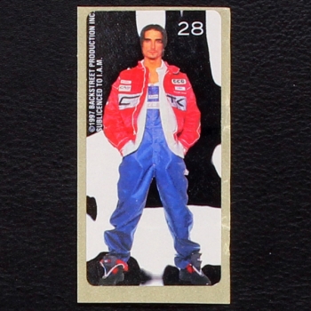 Backstreet Boys No. 28 dunkin Bubble Gum Sticker