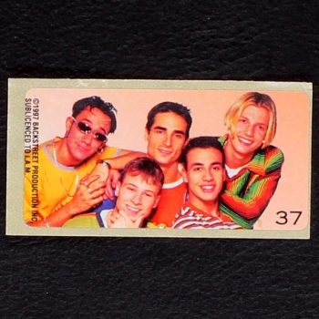 Backstreet Boys No. 37 dunkin Bubble Gum Sticker