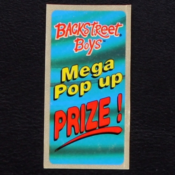 Backstreet Boys No. 50 dunkin Bubble Gum Sticker