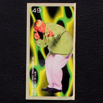 Backstreet Boys No. 49 dunkin Bubble Gum Sticker