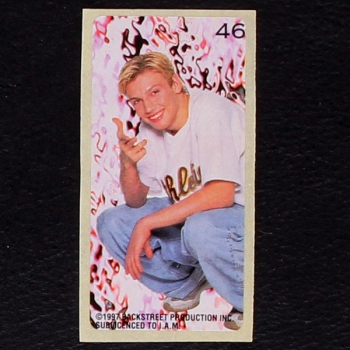 Backstreet Boys No. 46 dunkin Bubble Gum Sticker