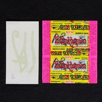 Tatankhamon AVEC Bubble Gum - Wrapper + Tattoo