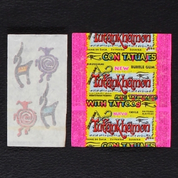 Tatankhamon AVEC Bubble Gum - Wrapper + Tattoo