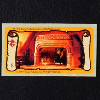 Zorro No. 8 dunkin Bubble Gum Sticker