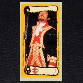 Zorro No. 7 dunkin Bubble Gum Sticker