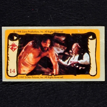 Zorro No. 14 dunkin Bubble Gum Sticker