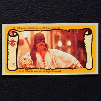 Zorro No. 15 dunkin Bubble Gum Sticker