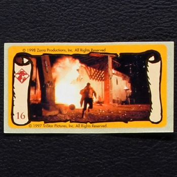 Zorro No. 16 dunkin Bubble Gum Sticker
