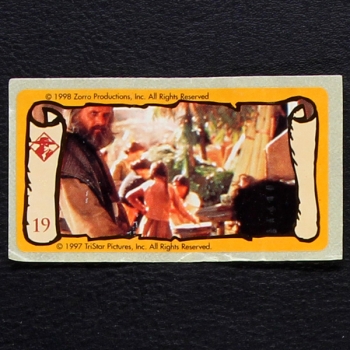 Zorro No. 19 dunkin Bubble Gum Sticker