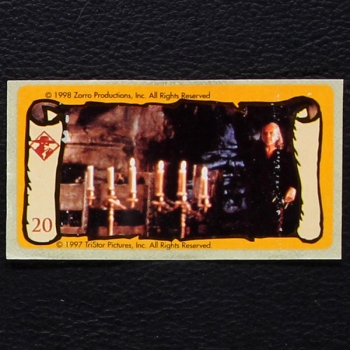 Zorro No. 20 dunkin Bubble Gum Sticker