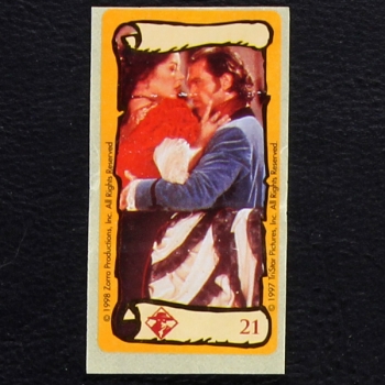 Zorro No. 21 dunkin Bubble Gum Sticker