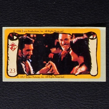 Zorro No. 23 dunkin Bubble Gum Sticker