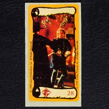 Zorro No. 28 dunkin Bubble Gum Sticker
