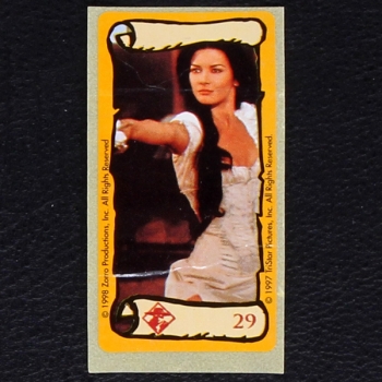 Zorro No. 29 dunkin Bubble Gum Sticker