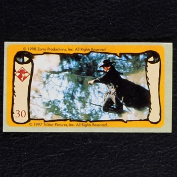 Zorro No. 30 dunkin Bubble Gum Sticker