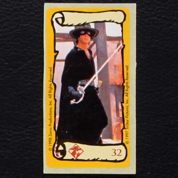 Zorro No. 32 dunkin Bubble Gum Sticker
