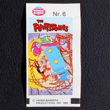 The Flintstones No. 6 Fleer Bubble Gum Sticker