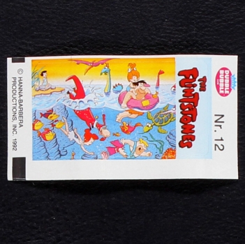 The Flintstones No. 12 Fleer Bubble Gum Sticker