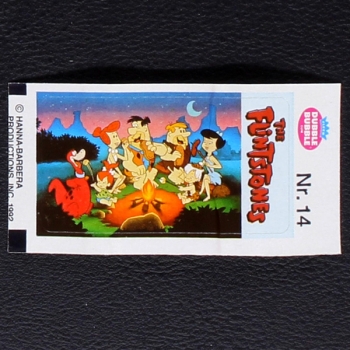 The Flintstones No. 14 Fleer Bubble Gum Sticker