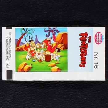 The Flintstones No. 16 Fleer Bubble Gum Sticker