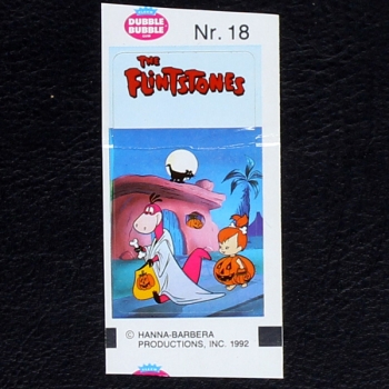 The Flintstones No. 18  Fleer Bubble Gum Sticker