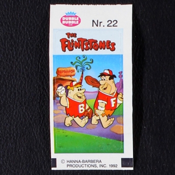 The Flintstones No. 22 Fleer Bubble Gum Sticker