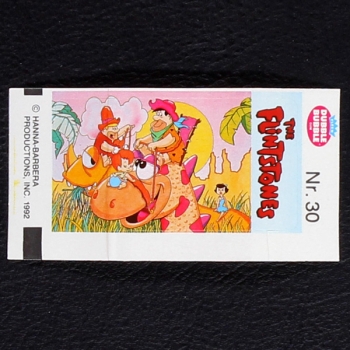 The Flintstones No. 30 Fleer Bubble Gum Sticker