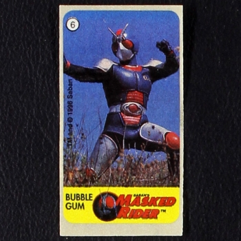 Masked Rider No. 6 Vidal Bubble Gum Sticker