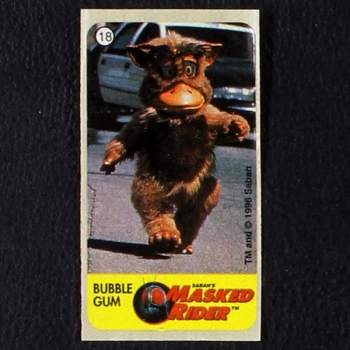 Masked Rider No. 18 Vidal Bubble Gum Sticker