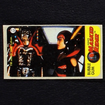 Masked Rider No. 13 Vidal Bubble Gum Sticker