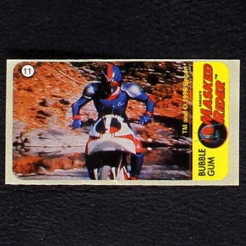 Masked Rider No. 11 Vidal Bubble Gum Sticker