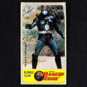 Masked Rider No. 22 Vidal Bubble Gum Sticker