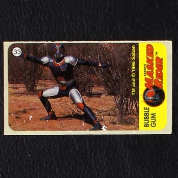 Masked Rider No. 33 Vidal Bubble Gum Sticker
