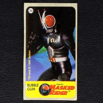 Masked Rider No. 36 Vidal Bubble Gum Sticker
